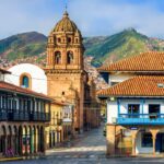 The stunning golden baroque altar inside Cusco’s Cathedral, a masterpiece of colonial art.