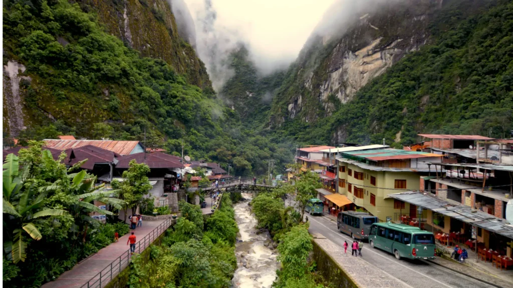  A tranquil evening scene in Aguas Calientes, the base for most 2 day Machu Picchu tours